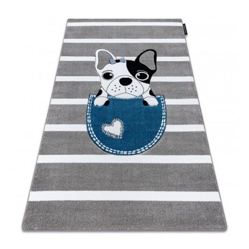 Covor PETIT BULDOG gri 160x220 cm