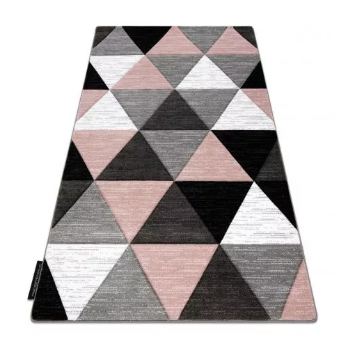 ALTER covor Rino triunghiuri roz 140x190 cm