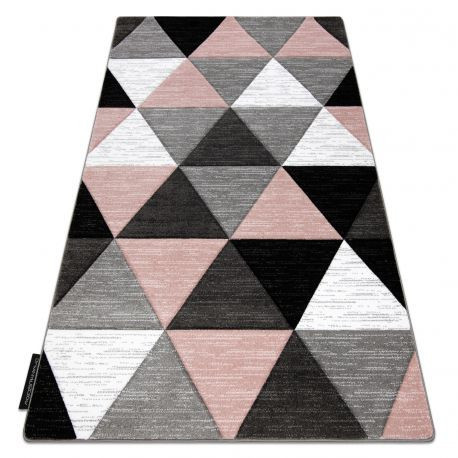 ALTER covor Rino triunghiuri roz 140x190 cm