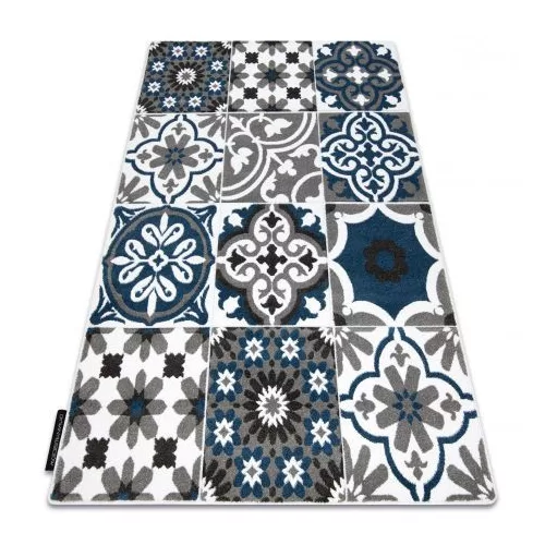 ALTER covor Porto flori albastre 140x190 cm
