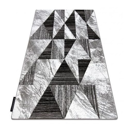 ALTER covor Nano triunghiuri gri 160x220 cm