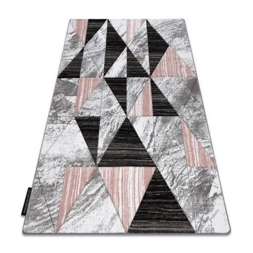 ALTER covor modern Nano triunghiuri róz 200x290 cm