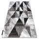 ALTER covor Nano triunghiuri gri 200x290 cm