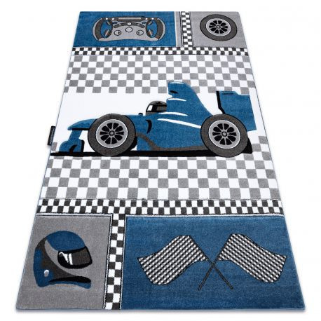 Covor PETIT RACE FORMULA 1 albastru 120x170 cm