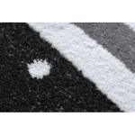 Covor PETIT STAR Star Cerc, gri 140 cm