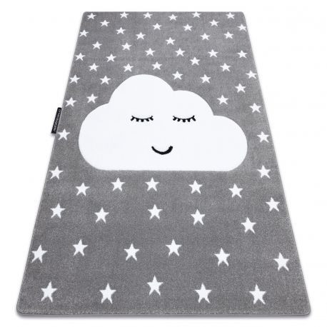 Covor PETIT CLOUD Star gri 140x190 cm