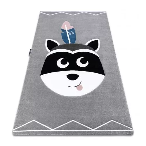 Covor PETIT RACCOON gri 140x190 cm