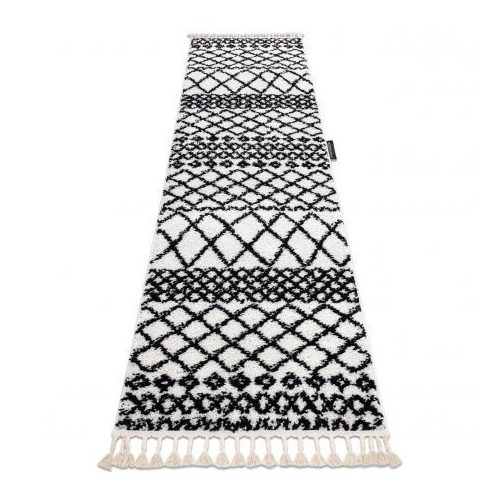 Traversá BERBER SAFI alb - pentru holuri si bucátárii 60x200 cm covor