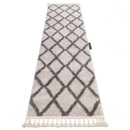 Covor, Traversa BERBER TROIK crem - 70x200 cm