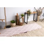 Covor, Traversa BERBER TROIK roz - 80x250 cm
