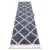 Covor, Traversa BERBER CROSS gri - 80x250 cm