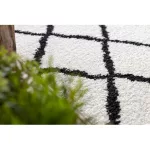 Traversá BERBER CROSS alb - pentru holuri si bucátárii 80x300 cm covor