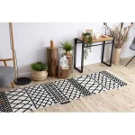 Traversá BERBER SAFI alb - pentru holuri si bucátárii 80x300 cm covor