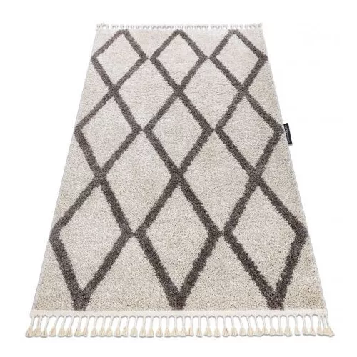 Covor BERBER TROIK crem franjuri shaggy 200x290 cm