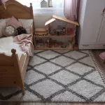 Covor BERBER TROIK crem franjuri shaggy 200x290 cm