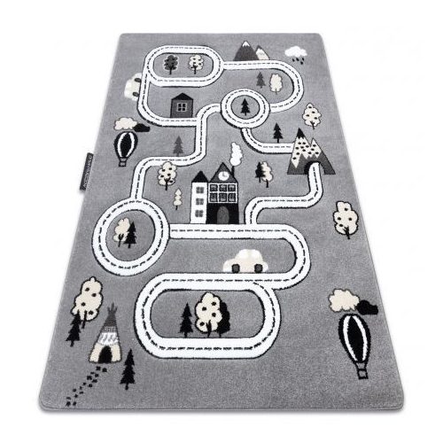 Covor PETIT TOWN gri 140x190 cm