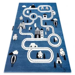 Covor PETIT TOWN albastru 160x220 cm