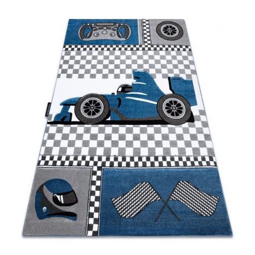 Covor PETIT RACE FORMULA 1 albastru 160x220 cm