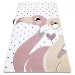 Covor PETIT FLAMINGOS crem 160x220 cm