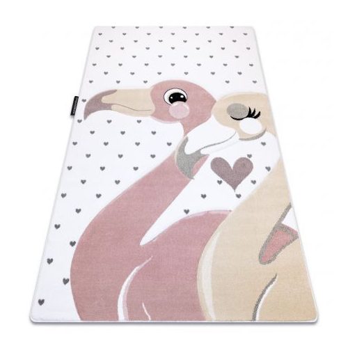 Covor PETIT FLAMINGOS crem 160x220 cm