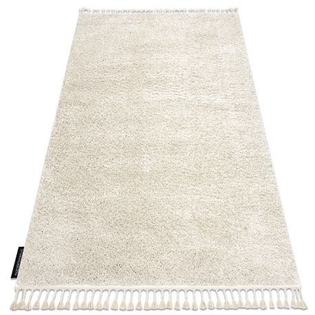 Covor BERBER 9000 crem franjuri shaggy 80x150 cm