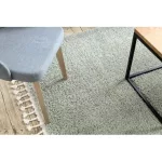 BERBER 9000 verde covor shaggy cu franjuri 80x150 cm