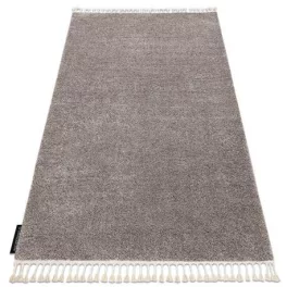 Covor BERBER 9000 maro franjuri shaggy 80x150 cm