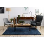 Covor BERBER 9000 albastru închis franjuri shaggy 120x170 cm