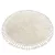 BERBER 9000  crem covor  cerc shaggy cu franjuri  160 cm