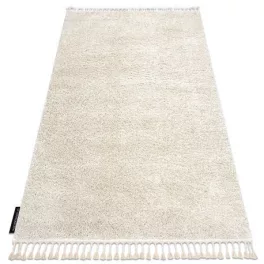 Covor BERBER 9000 crem franjuri shaggy 200x290 cm