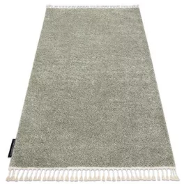 Covor BERBER 9000 verde franjuri shaggy 200x290 cm