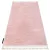 BERBER 9000 roz covor shaggy cu franjuri 200x290 cm