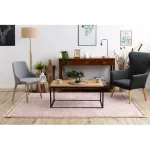 BERBER 9000 roz covor shaggy cu franjuri 200x290 cm