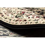 Covor Royal Cerc, adr 1745 negru  120 cm