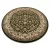 Covor Royal Cerc, adr 1745 verde 120 cm