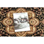 Covor Royal Cerc, adr 521 negru  150 cm