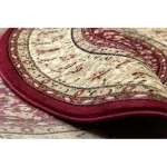 Covor Royal Cerc, adr 521 burgundia 150 cm