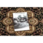 Covor oval Royal adr 521 negru  150x250 cm