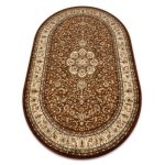 Covor oval Royal adr 521 maro 150x250 cm