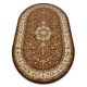 Covor oval Royal adr 521 maro 150x250 cm
