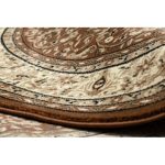 Covor oval Royal adr 521 maro 150x250 cm