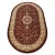 Covor oval Royal adr 521 burgundia 150x250 cm