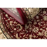 Covor oval Royal adr 521 burgundia 150x250 cm