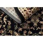 Covor oval Royal adr 1745 negru  150x250 cm