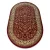 Covor oval Royal adr 1745 burgundia 150x250 cm