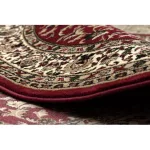 Covor oval Royal adr 1745 burgundia 150x250 cm