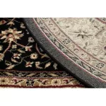 Covor oval Royal adr 521 negru  200x290 cm