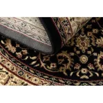 Covor oval Royal adr 521 negru  200x290 cm