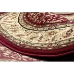 Covor oval Royal adr 521 burgundia 200x290 cm