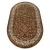 Covor oval Royal adr 1745 maro 200x290 cm